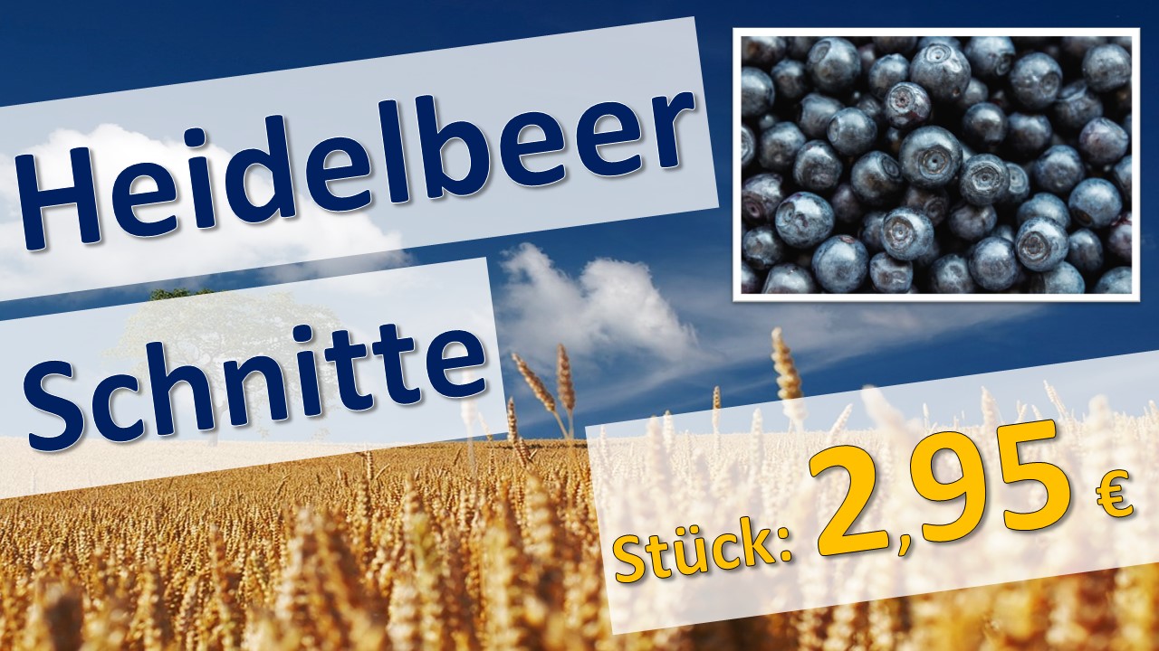 Heidelbeer Schnitte 2026